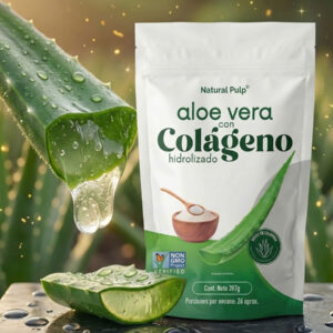 Bolsa de Aloe vera con colágeno hidrolizado